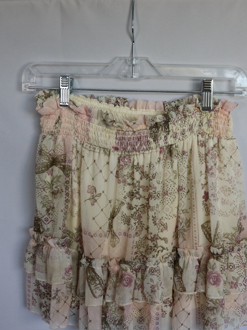 Ardene Floral Ruffle Mini Skirt Women’s Size Small Cottagecore The Boys - Picture 3 of 7